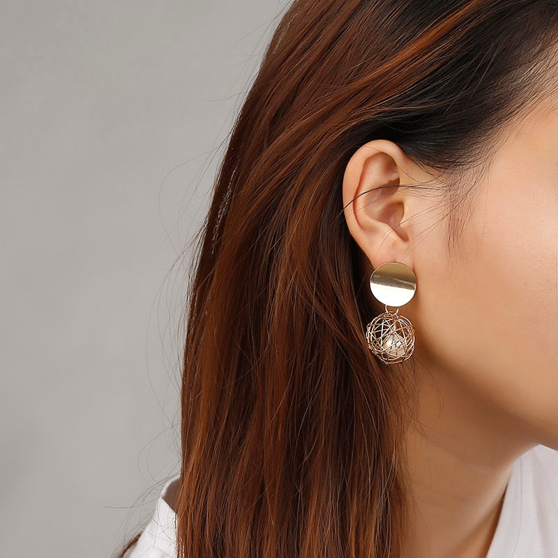 Irregular Geometric Earrings