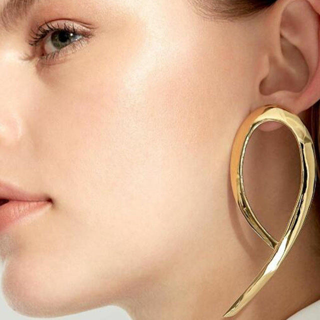 Geometric Big Earrings